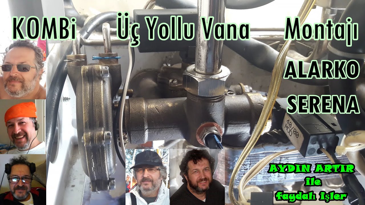 KOMBi Üç Yollu Vana Montajı ALARKO SERENA