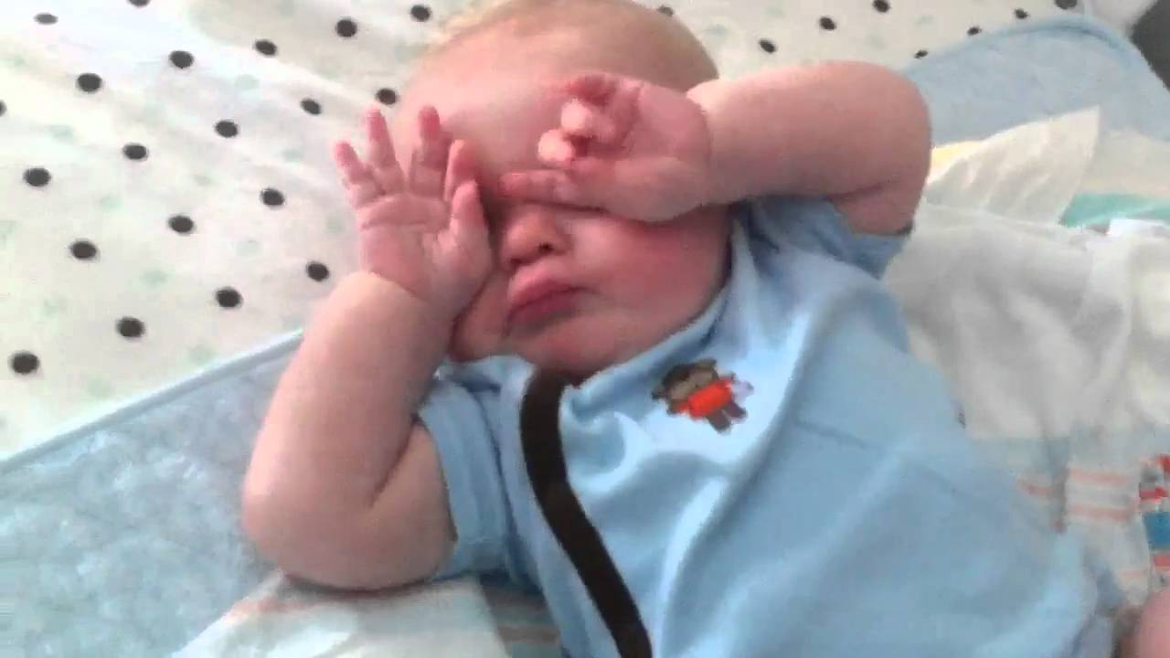 Noah napping