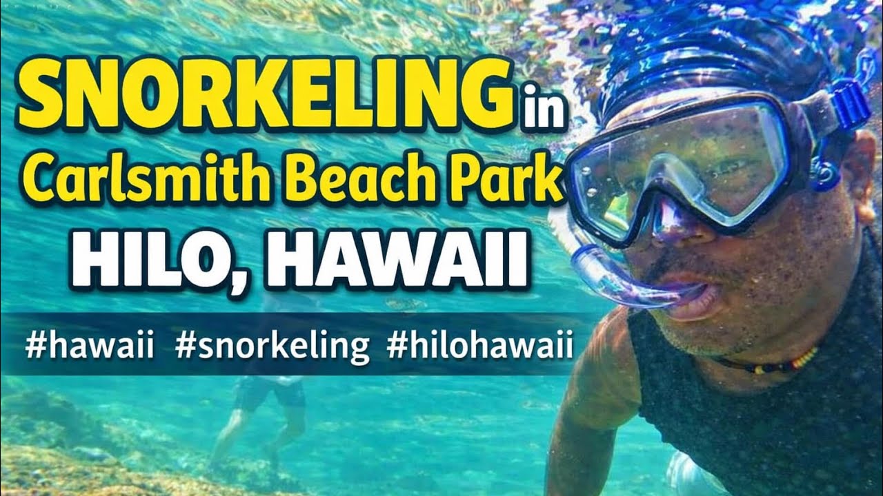 Snorkeling at Carlsmith Beach, Hilo Hawaii