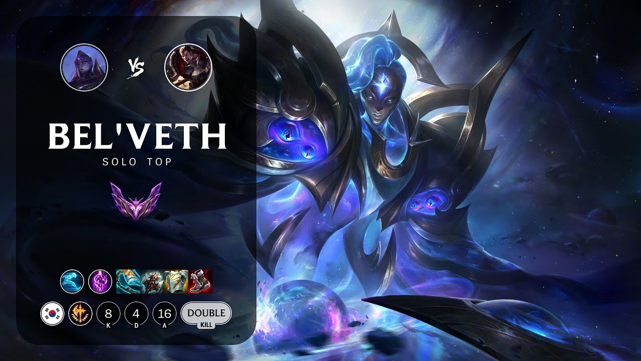Bel'Veth Top vs Darius - KR Master Patch 13.22