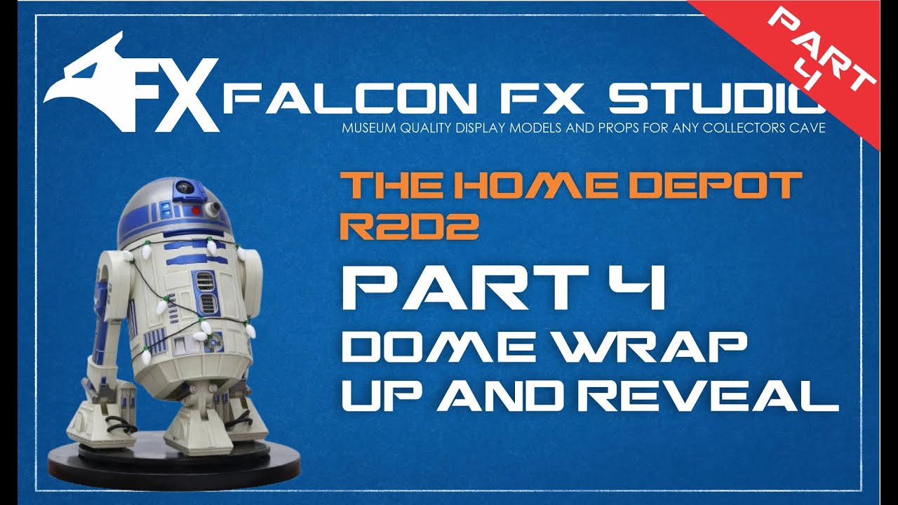 Отделка купола Home Depot R2-D2, часть 4