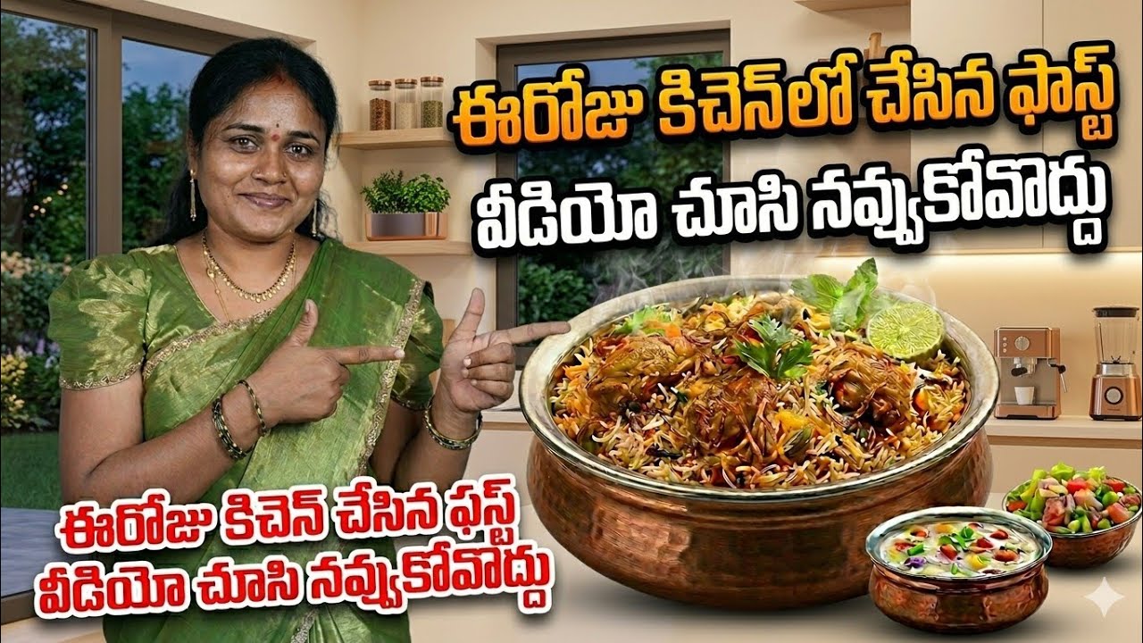 ఈరోజు మా హౌస్ లో చేసిన కిచెన్ వీడియో