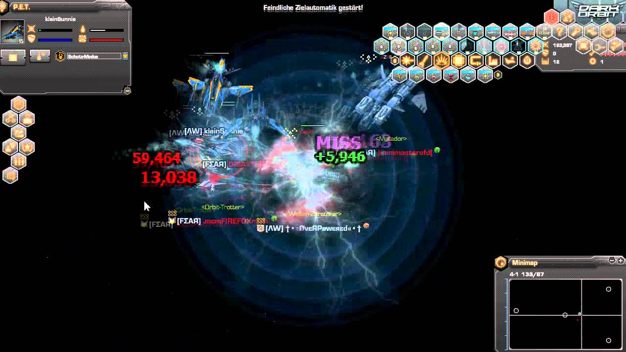 DarkOrbit DE3: Sunnie goes FAIL