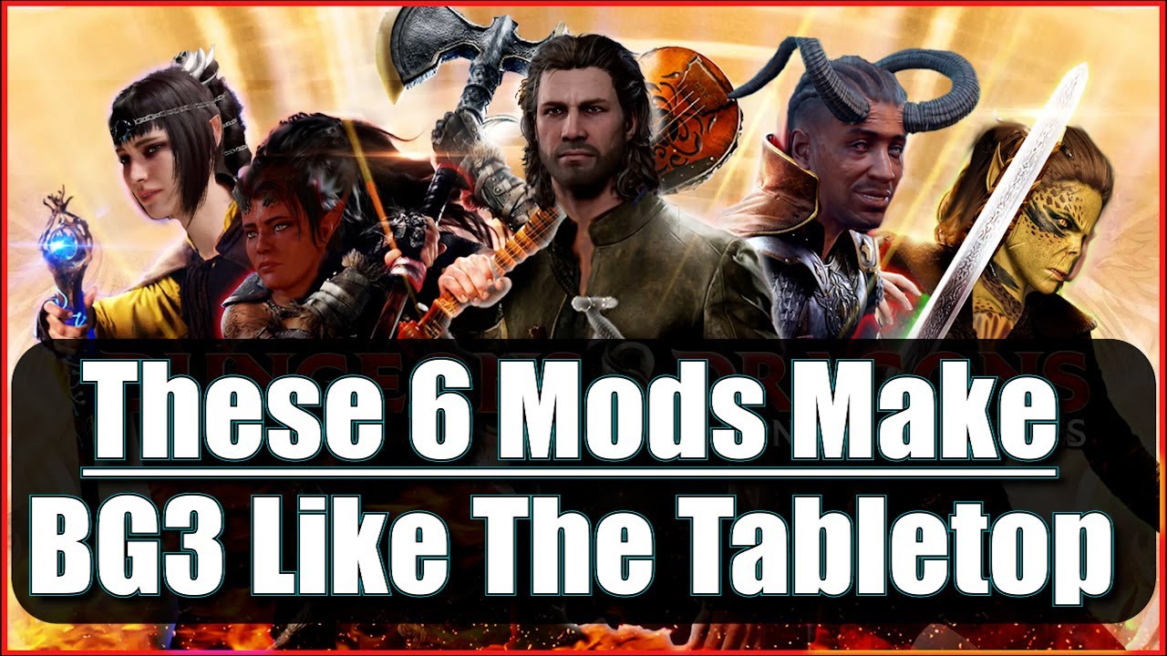 Best Baldur’s Gate 3 Mods to Increase Immersion