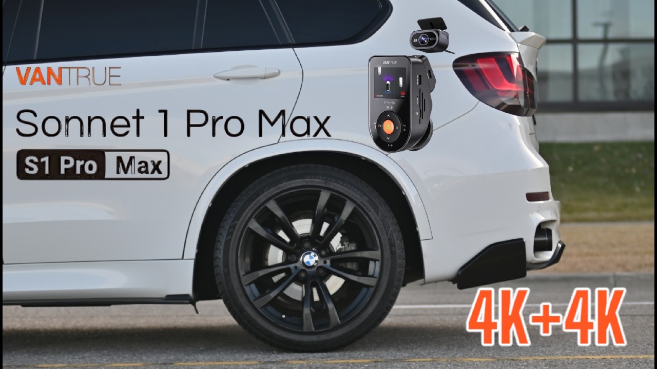 VANTRUE SONNET 1 PRO MAX FRONT 4K + REAR 4K DASHCAM
