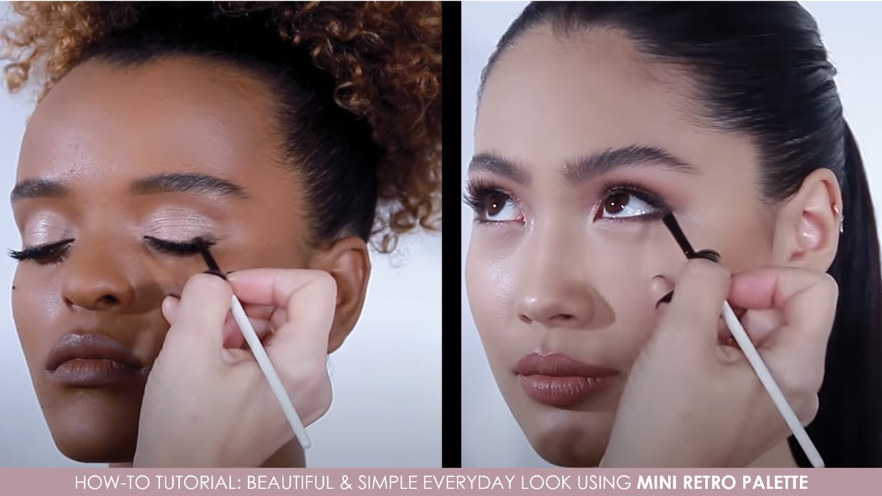 Get a Beautiful & Simple Everyday Makeup Look Using The MINI RETRO PALETTE | ND's Makeup Tutorial