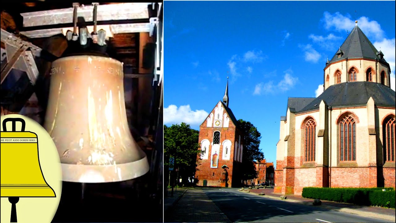 Norden Ostfriesland: Kerkklokken Lutherse Ludgerikirche (Plenum, Better sound Quality)