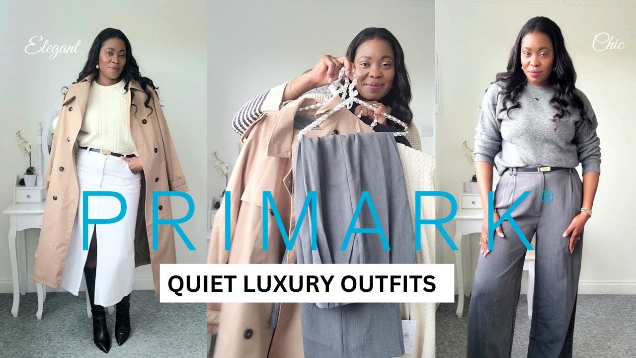 Affordable QUIET LUXURY Primark Haul Chic Transitional Outfits Winter to Spring 2024 | Taiye Brown