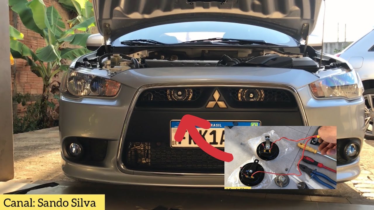 Como Instalar as Buzina Hella lancer Gt sem precisar fazer suporte :passo a passo fácil,fácil