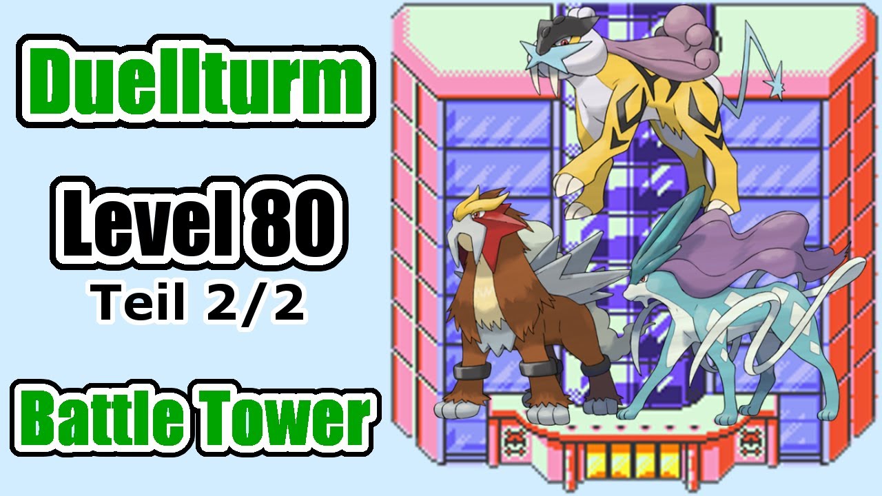 Pokemon Kristall - Duellturm Level 80 - 