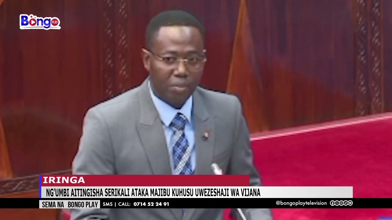 NG’UMBI AITINGISHA SERIKALI ATAKA MAJIBU KUHUSU UWEZESHAJI WA VIJANA KUTAMBUA FURSA
