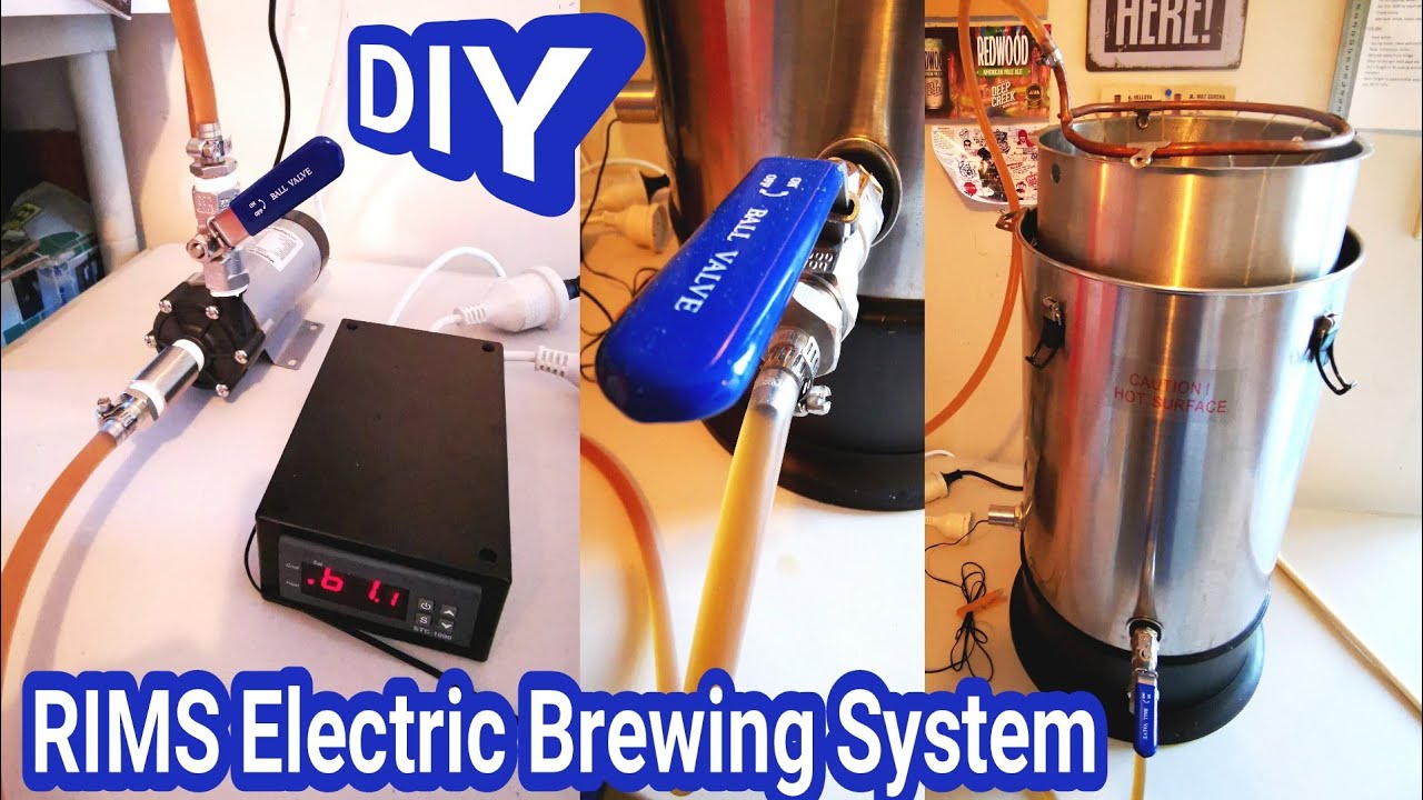 Electric Recirculating Brewing System - DIY All-In-One with Sparge Ring and Pump