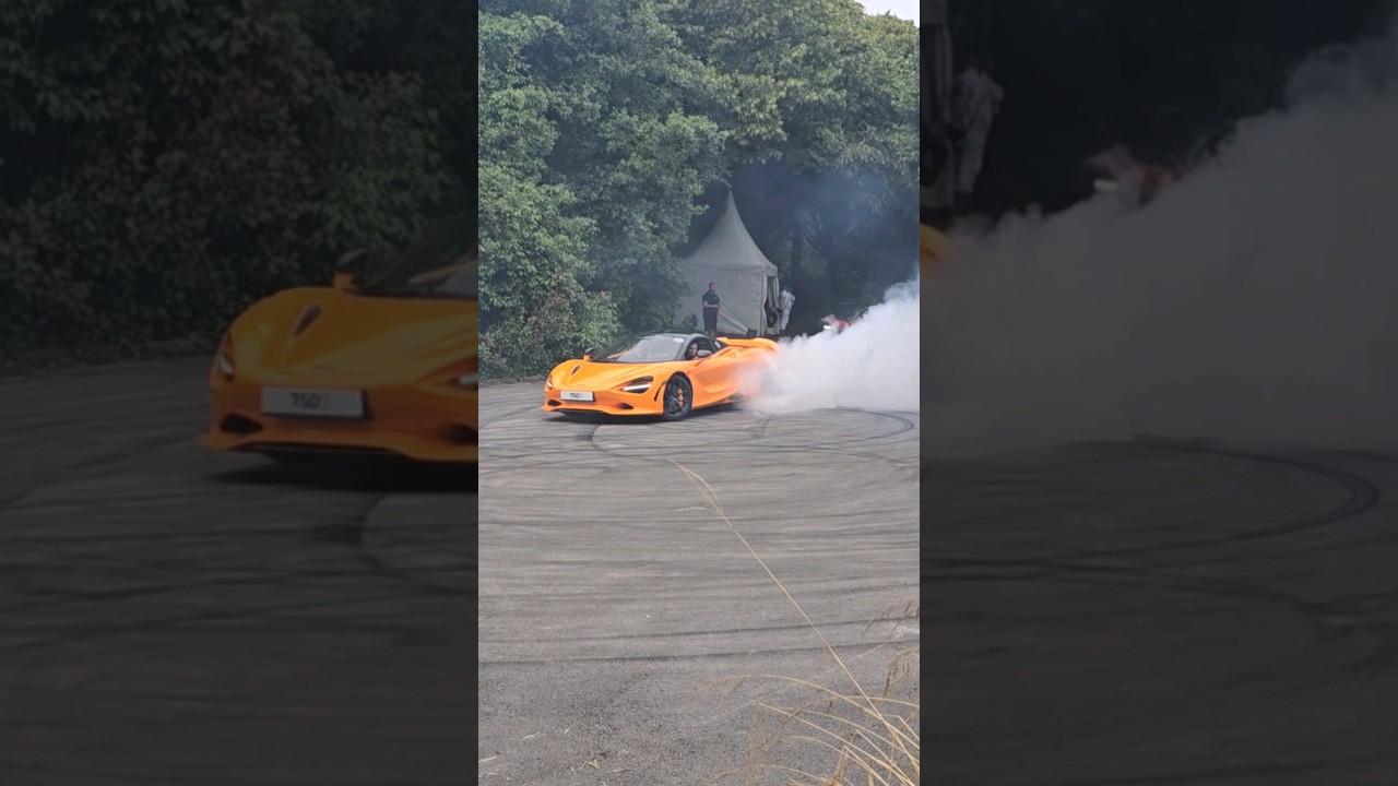 McLaren 750S Donuts at Goodwood is the Best Sound Ever