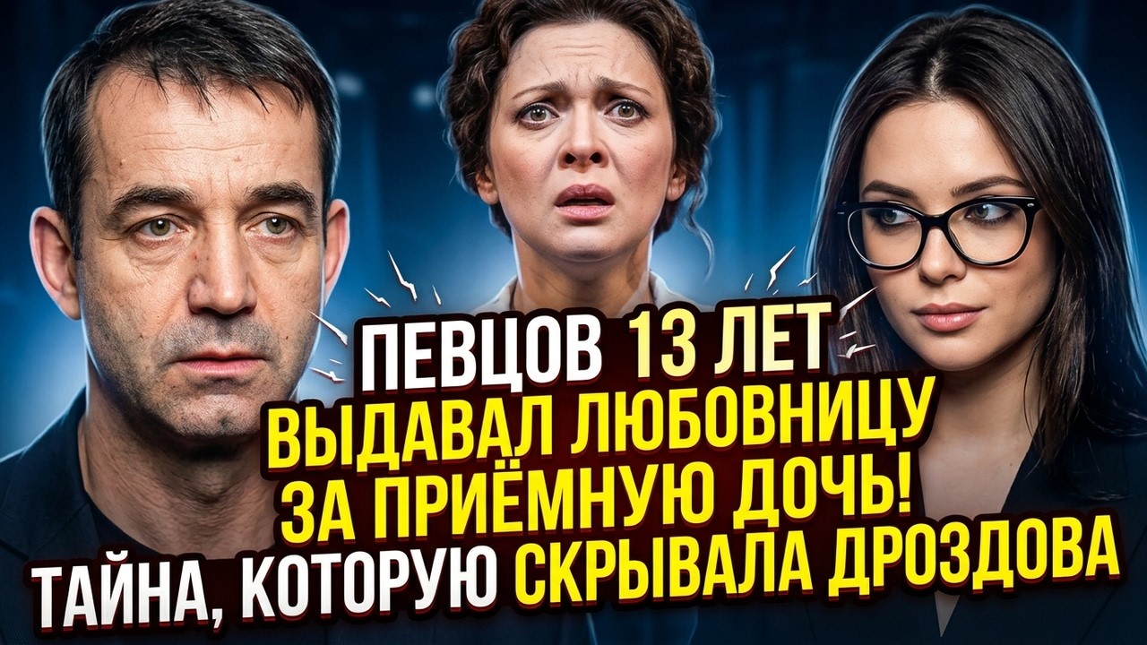ШОК! Певцов 13 лет выдавал любовницу за приёмную дочь Алену: тайна, которую скрывала Дроздова!