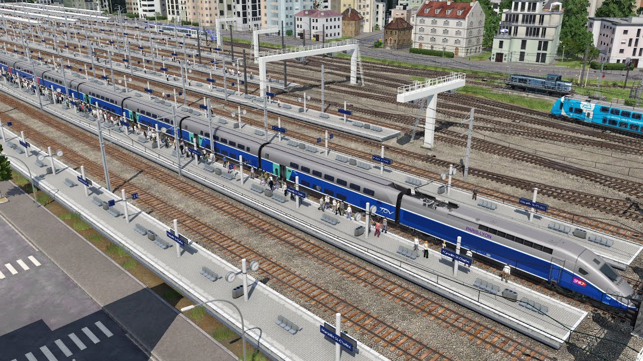 Transport Fever 2 : Mise en place des Lignes de TGV et premier Cab ride ! Episode 65