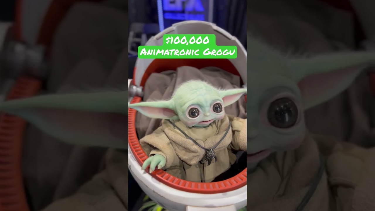 $100,000 animatronic Grogu!! 🤑