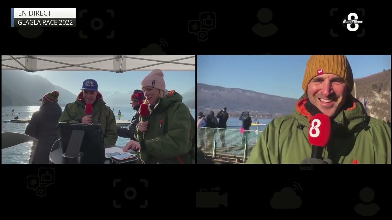GLAGLA RACE 2022 LIVE with 8 Mont Blanc, SUP Passion & Total SUP