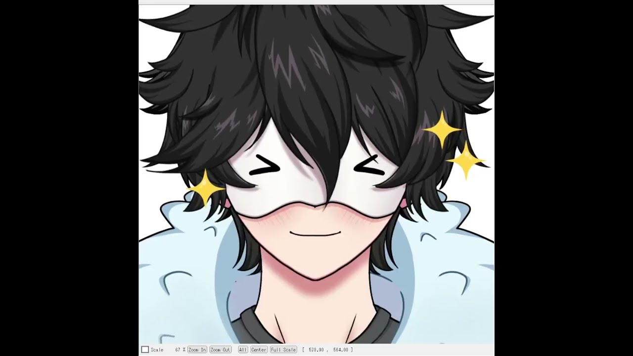 excited masked vtuber #shorts