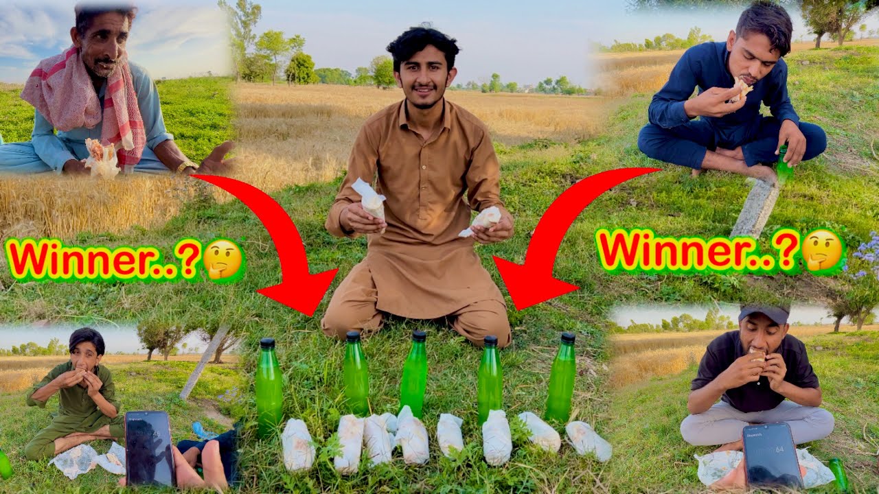 Who is Winner🤔Jo Pahle Khaya Ga Wo Inam Paya Ga😋/koki pendu/Zohaib pendu/Hamza sidhu 
