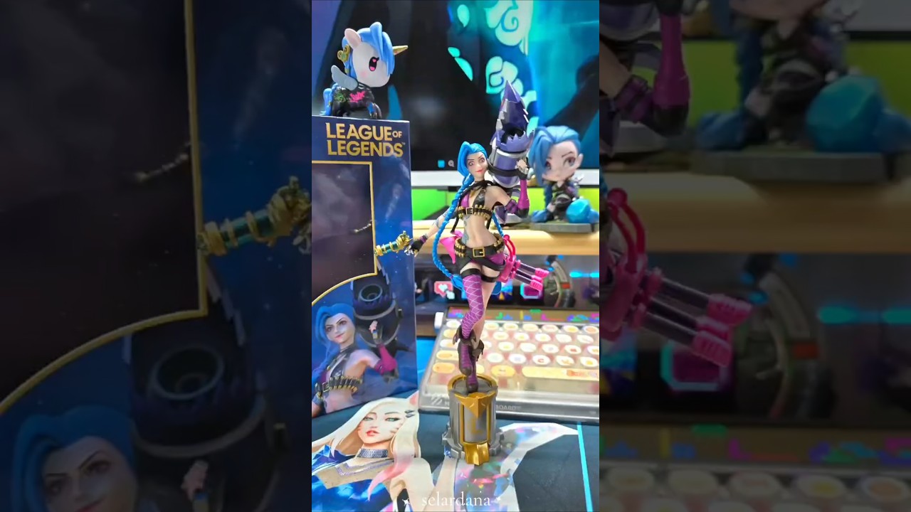 Another Jinx figure unboxing! #jinx #league #leagueoflegends #arcane #arcanejinx #arcaneedit #lol