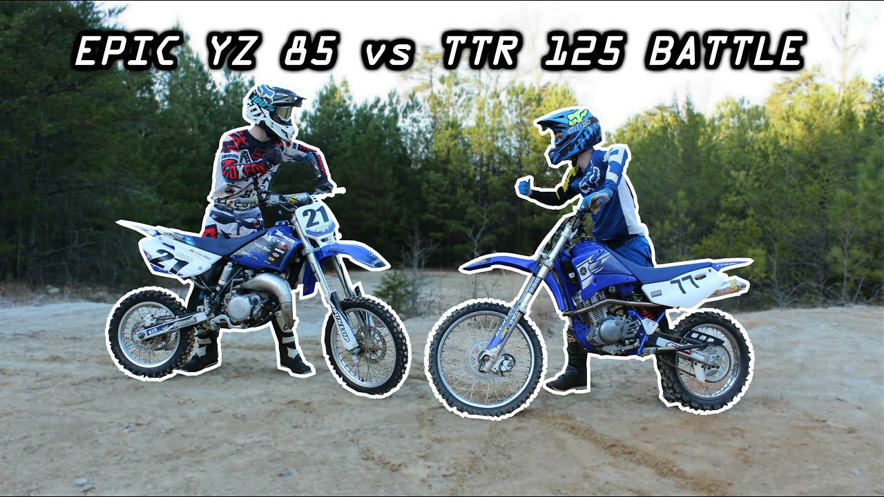 ЭПИЧЕСКАЯ БИТВА YZ 85 против TTR 125
