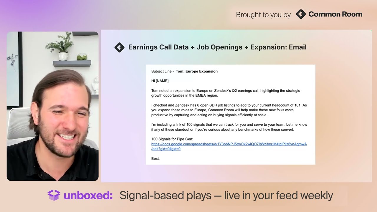 AI-based prospecting: Use AI for account-level research and instantly craft compelling outbound