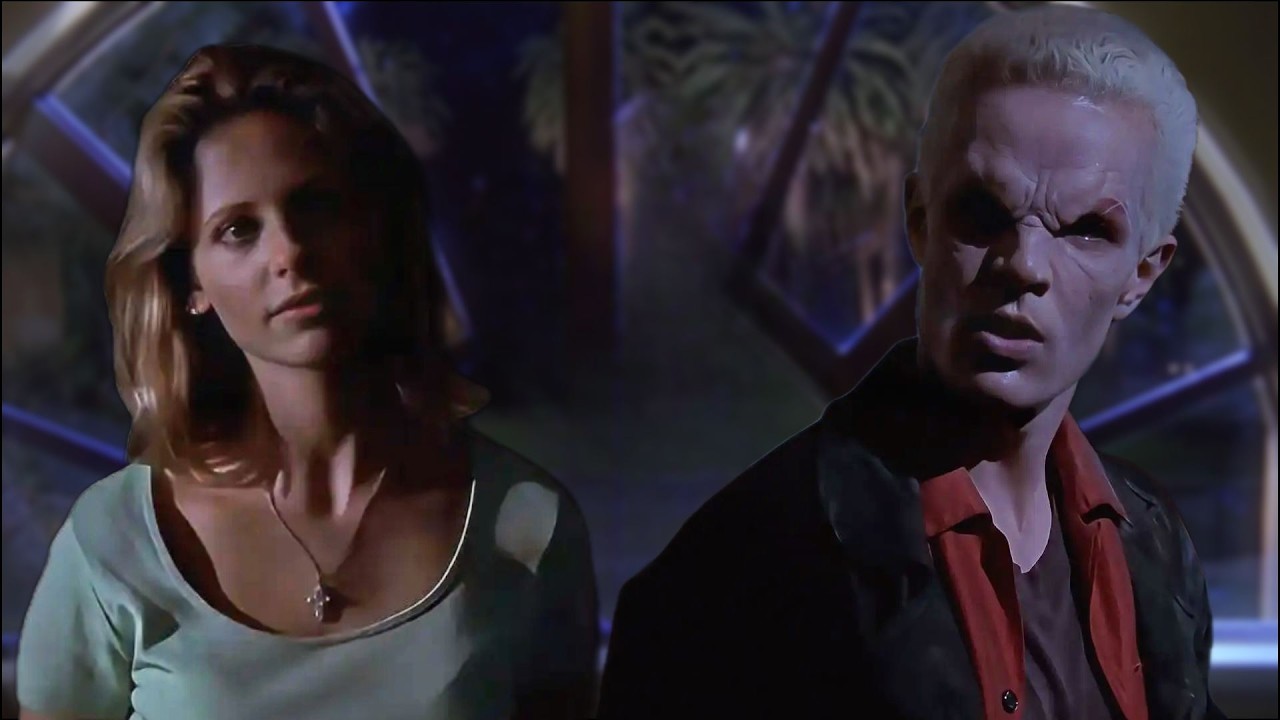 AllSpuffyScenes 2x03 Buffy vs Spike - The First Flirt