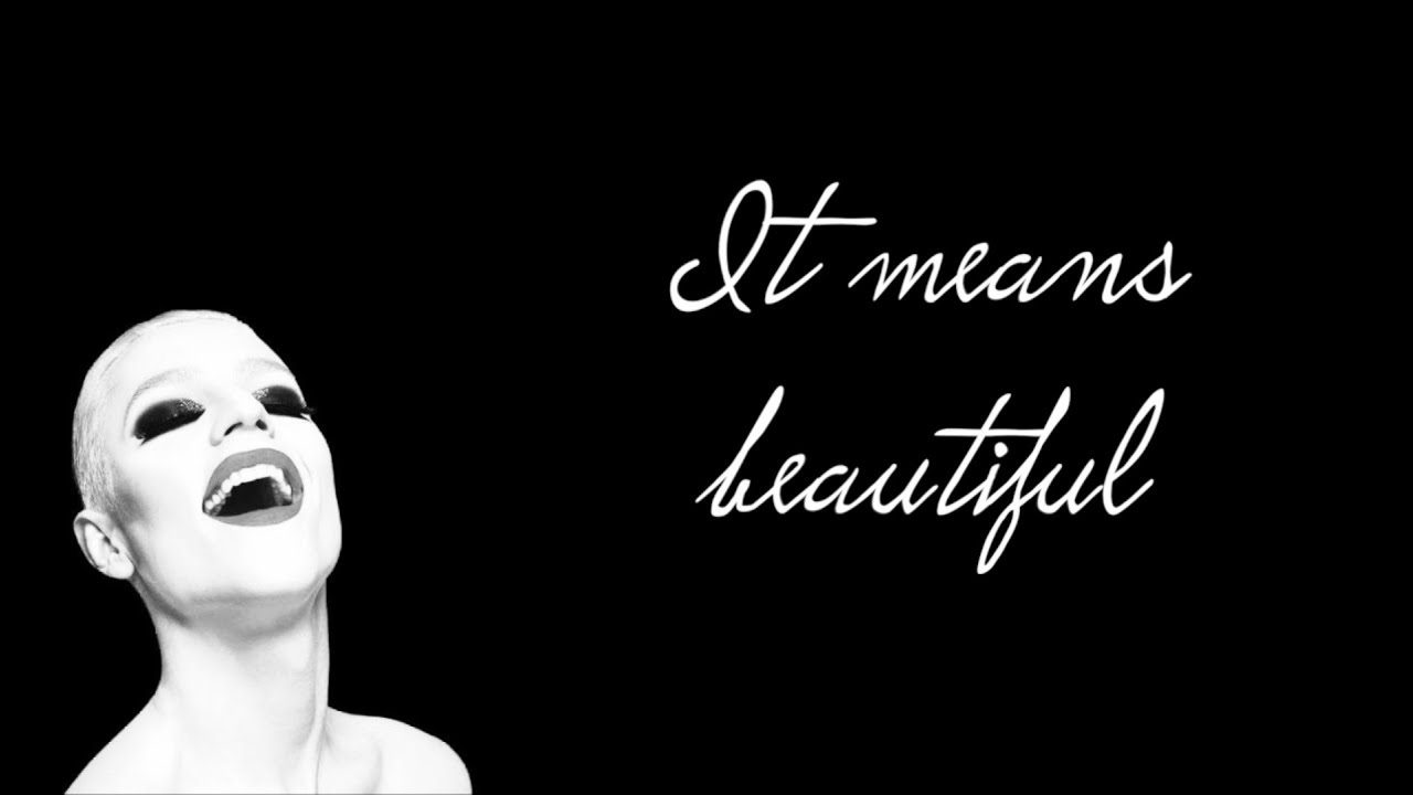 IT MEANS BEAUTIFUL (Karaoke/Backing track) - Everybody's talking about Jamie