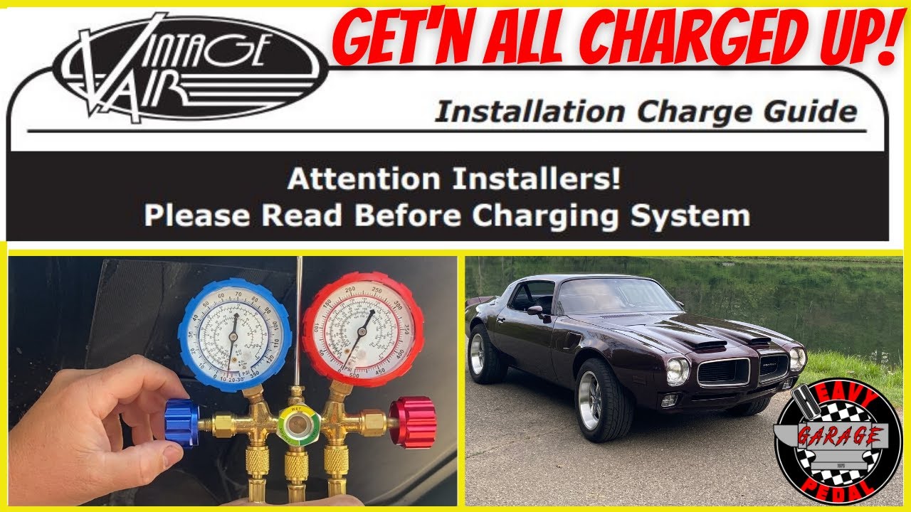 Charging a Vintage Air System For The First Time! How to Vacuum, Charge, and Test Your New Install!