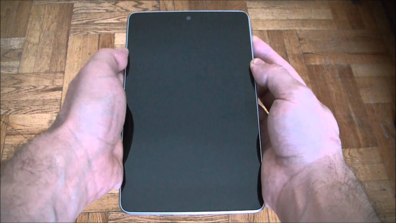 How To Soft Reset / Reboot / Fix A Frozen Nexus 7 Tablet