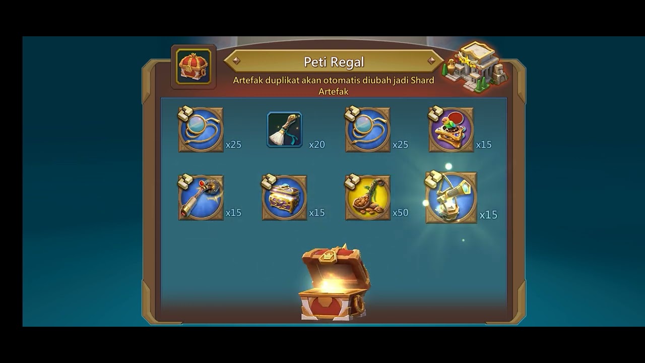 Gacha Artefak 30&times; Di Peti Regal Part 1 | Lords Mobile #lordsmobile