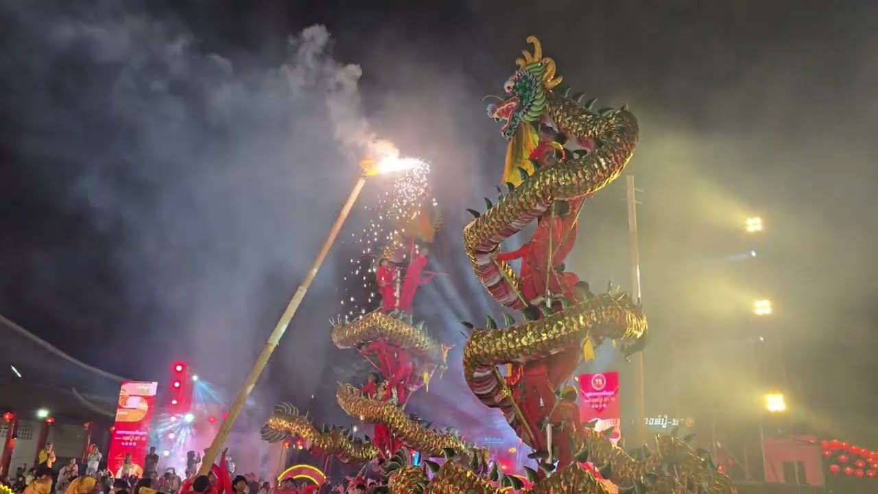 Thailand celebrating Year of the Snake Chinese New Year in Udon Thani