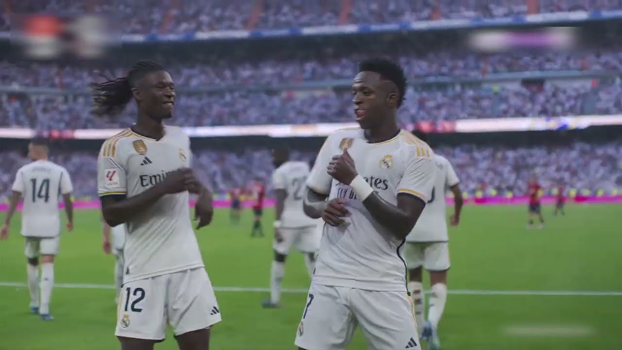 Camavinga and Vinicius Jr Celebration HD | Vini Jr HD 60 fps | FreeClips4k | Clip For Edit