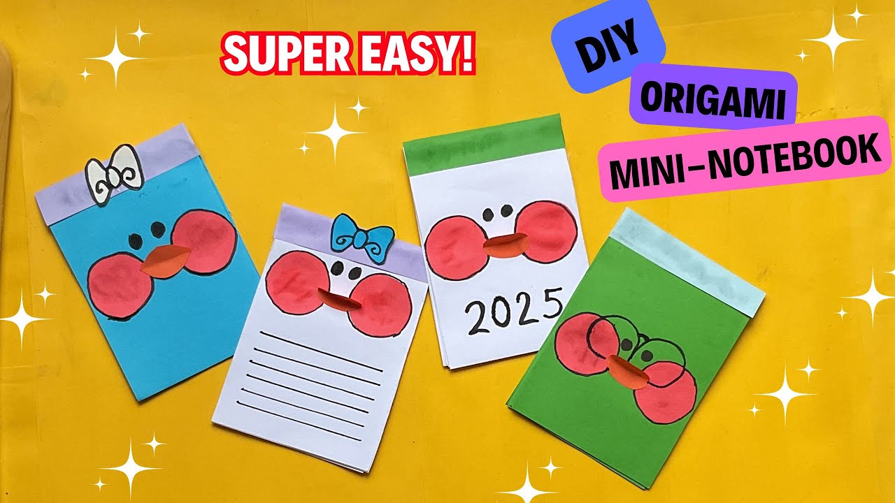 ★ COMMENT FAIRE UNE CARNET MINIATURE ★ Origami facile | Bricolage en papier