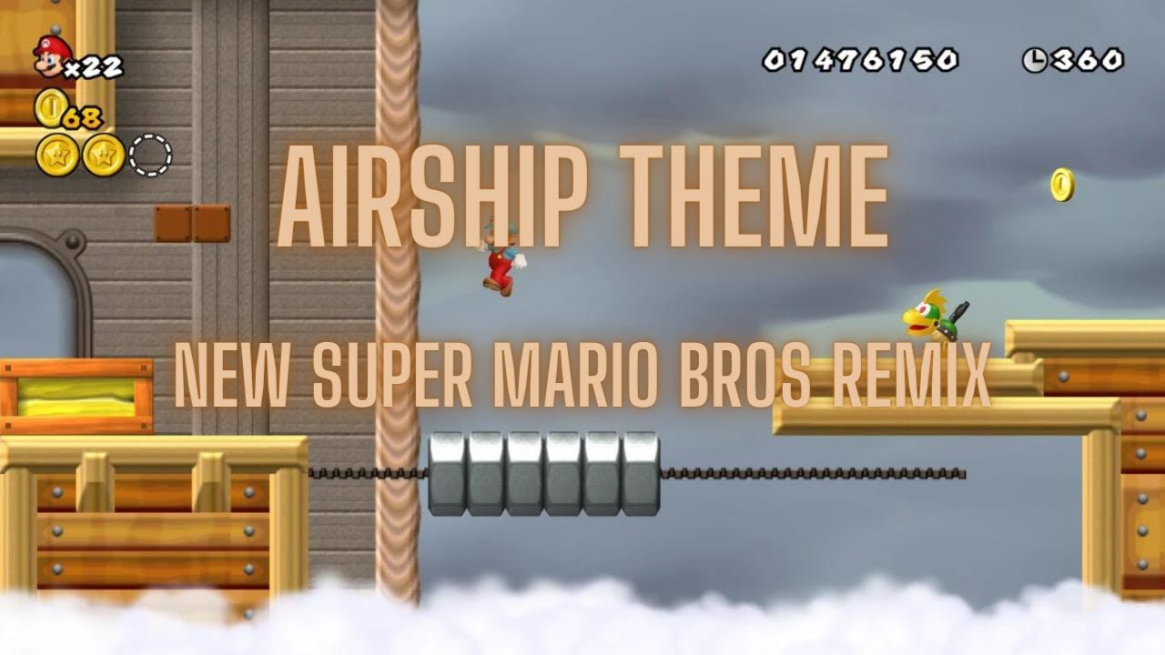 Airship Theme- New Super Mario Bros Wii Remix
