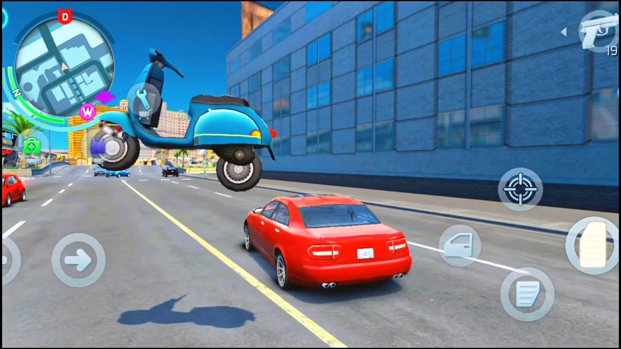 Classic super stunt and action Part 3 incredible road show near river Gangstar Vegas new gameplay