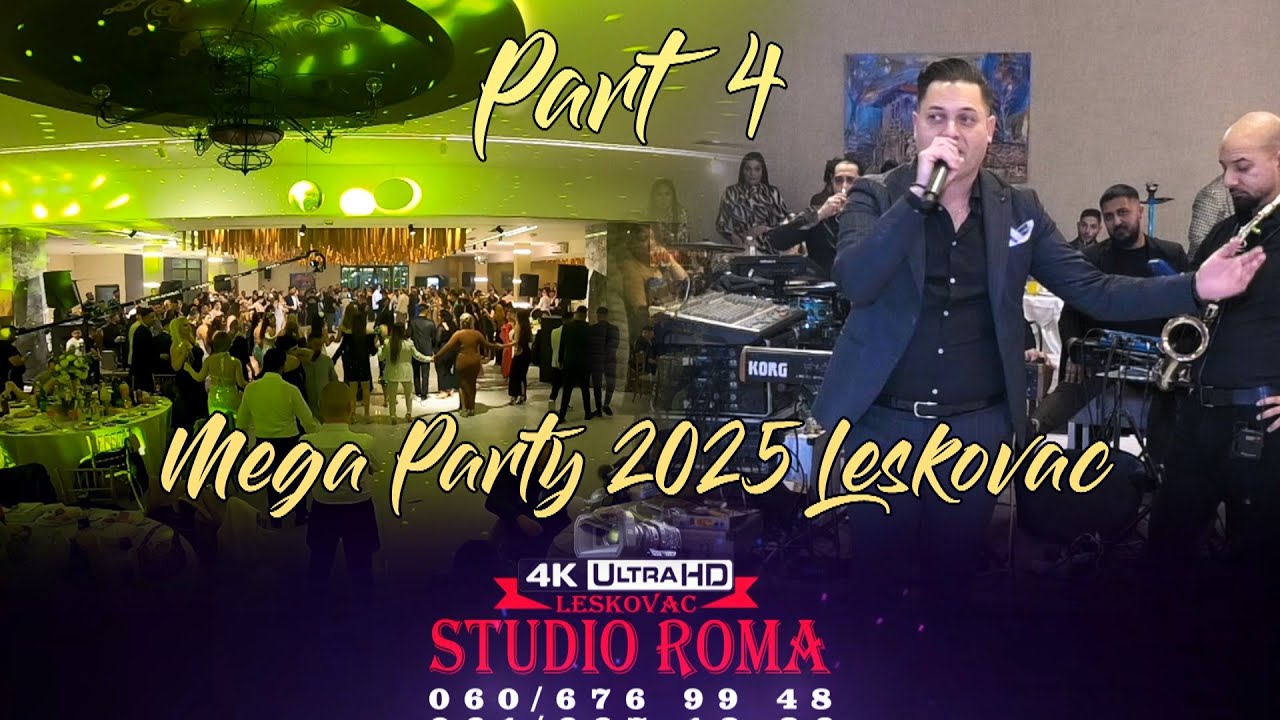 MEGA PARTY 2 LESKOVAC - PART4 - 14.02.2025 ORG,MARTIN BECIROVIC-STUDIO ROMA IVICA 4K LESKOVAC