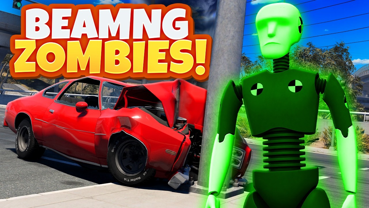Can My Car SURVIVE a ZOMBIE APOCALYPSE?! (BeamNG Drive)