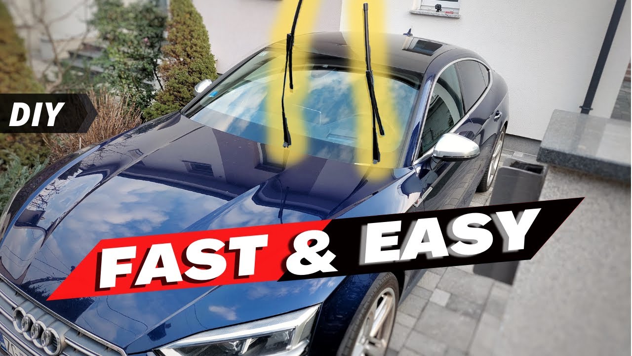 How To Change Wipers On Audi - Audi Wiper Blades Replacement - DIY Wipers Change Audi A4 S4 A5 S5
