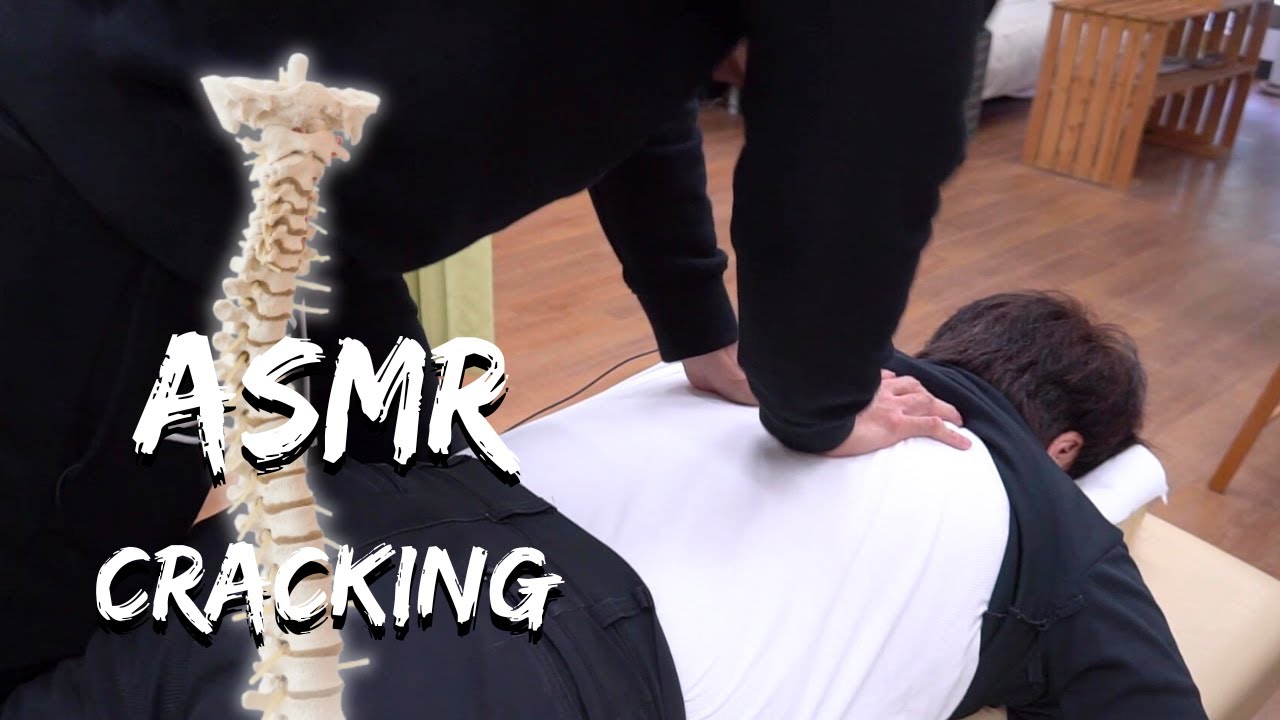 【ASMR chiro cracking 全身ボキボキ整体】抜群快音だけを集めました！快眠用BGM ※過去作再編集   Full body adjustment from Japan +Y-strap