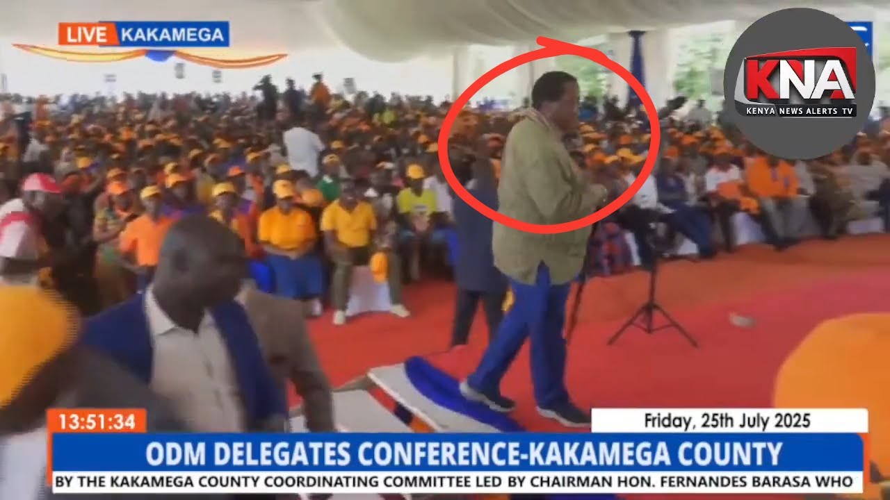 FRANCIS ATWOLI ARRIVES & JOINS RAILA ODINGA FOR ODM DELEGATES CONFERENCE IN KAKAMEGA!