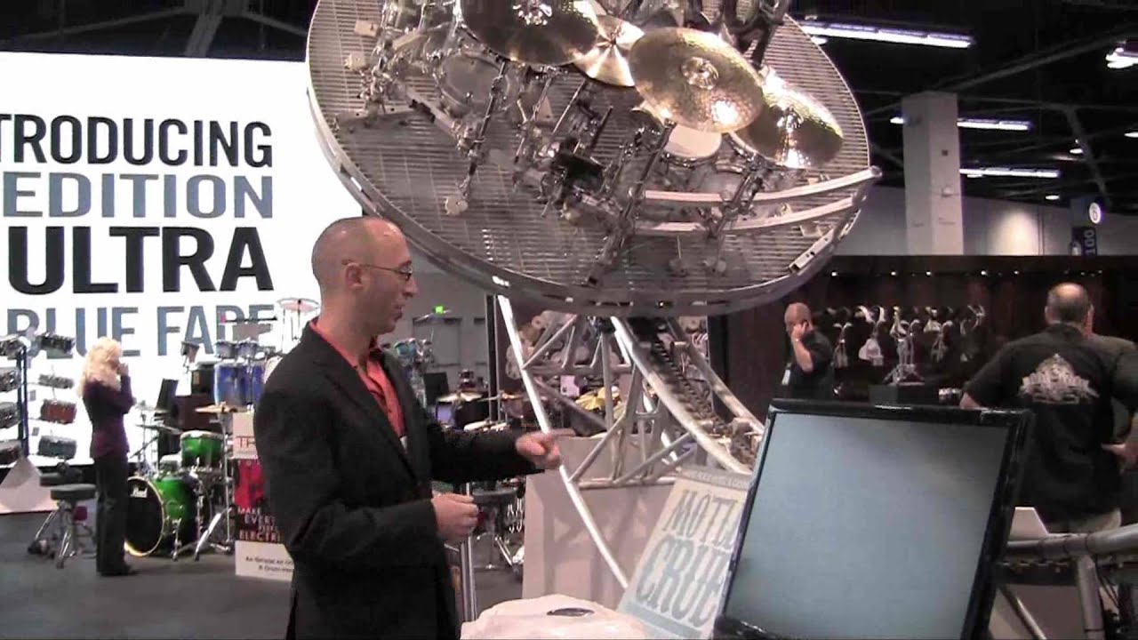 NAMM Pearl drums 2012 - Tommy Lee 360 drum kit
