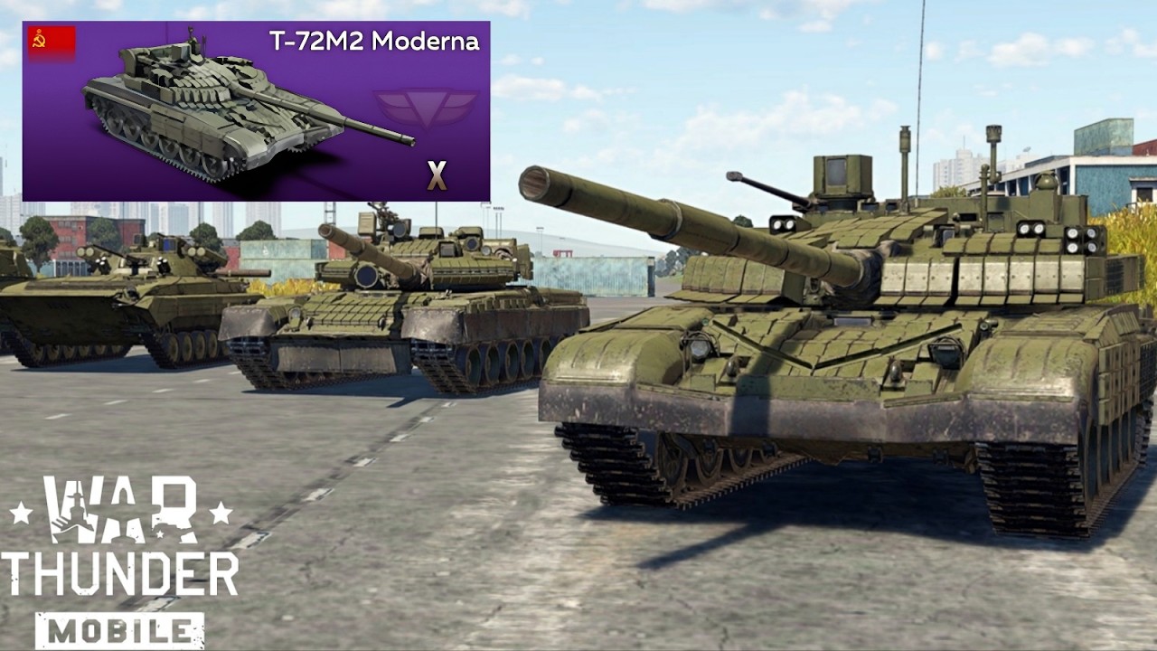 T-72M2 Moderna War Thunder Mobile 