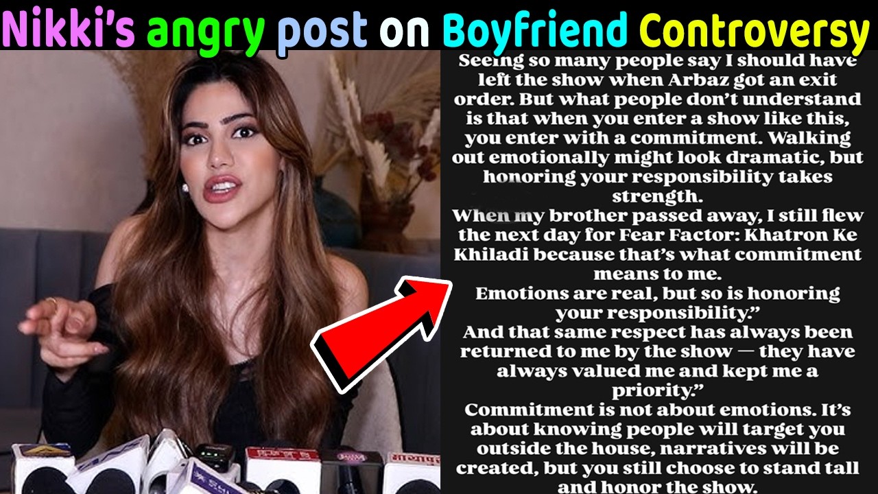 Nikki Tamboli Social Media post after Arbaaz eviction controversy