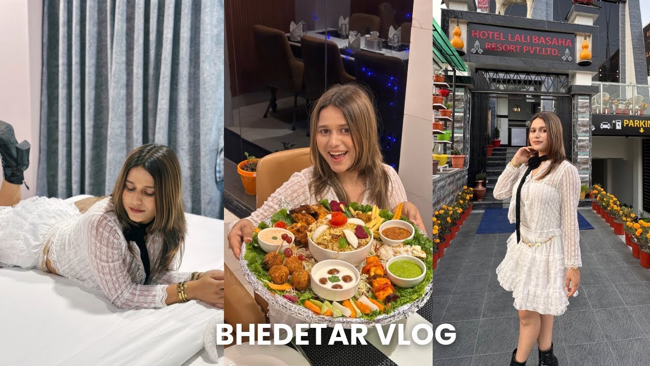 Bhedetar vlog / Staying in new hotel of bhedetar✨❤️