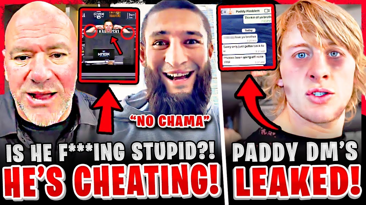 UFC Fighter gets CAUGHT CHEATING + FIGHT OFF! Khamzat CALLS OUT Alex Pereira! Paddy DM's LEAKED!