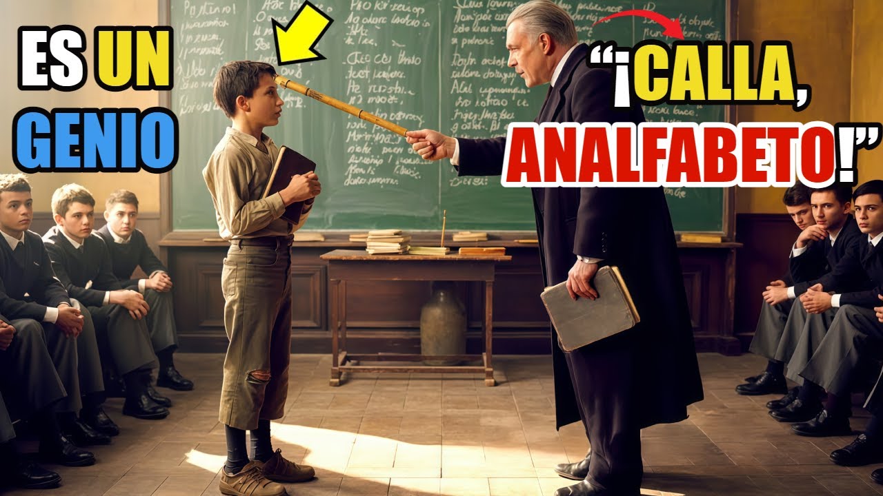 “¡CALLA, ANALFABETO!” — Gritó el Profesor… y el Niño SORPRENDIÓ Escribiendo en 9 IDIOMAS