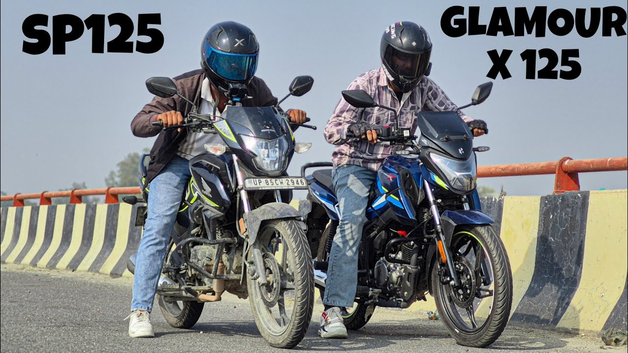 Hero Glamour X 125 vs Honda Sp 125 || Drag Race 