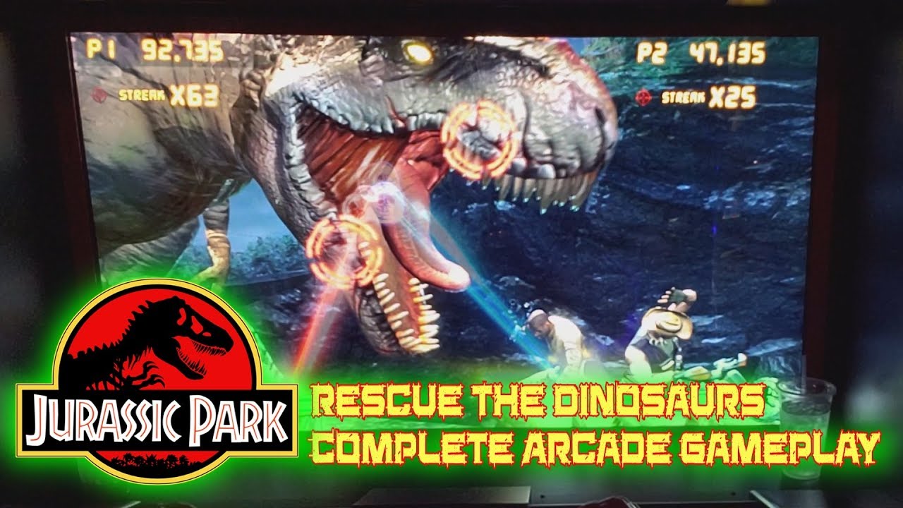 Jurassic Park Arcade 2015, Rescue The Dinosaurs (full game)