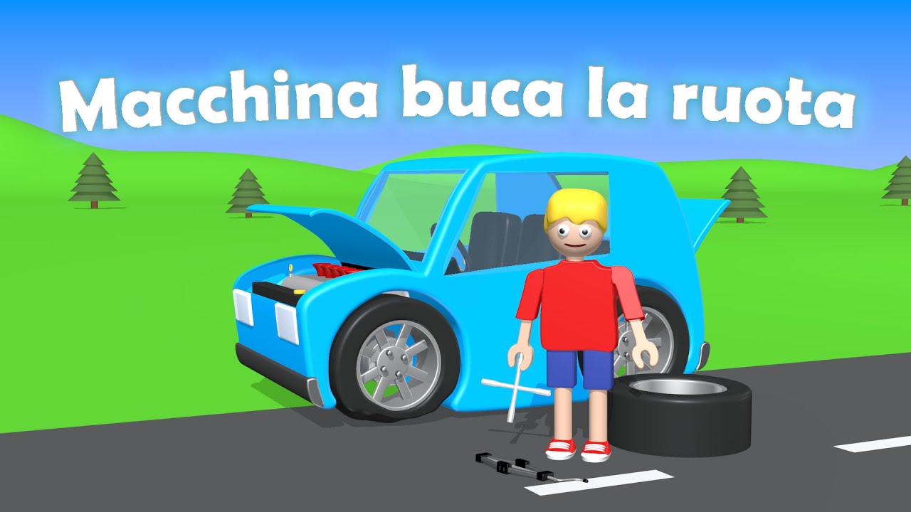 Macchina buca ruota- AlexKidsTV